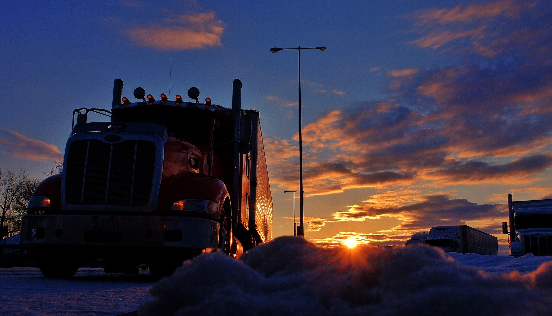 Truck in Sunrise